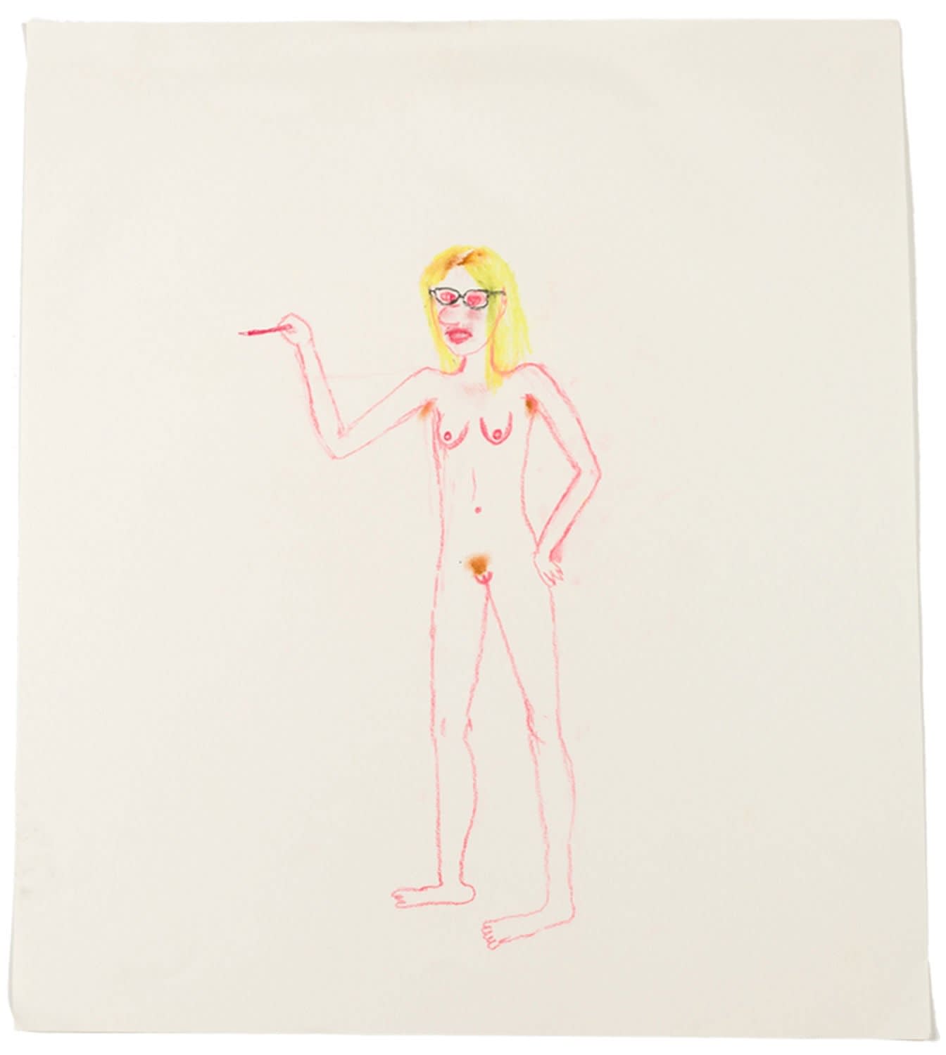 Aurel Schmidt, Self Portrait 14, 2013