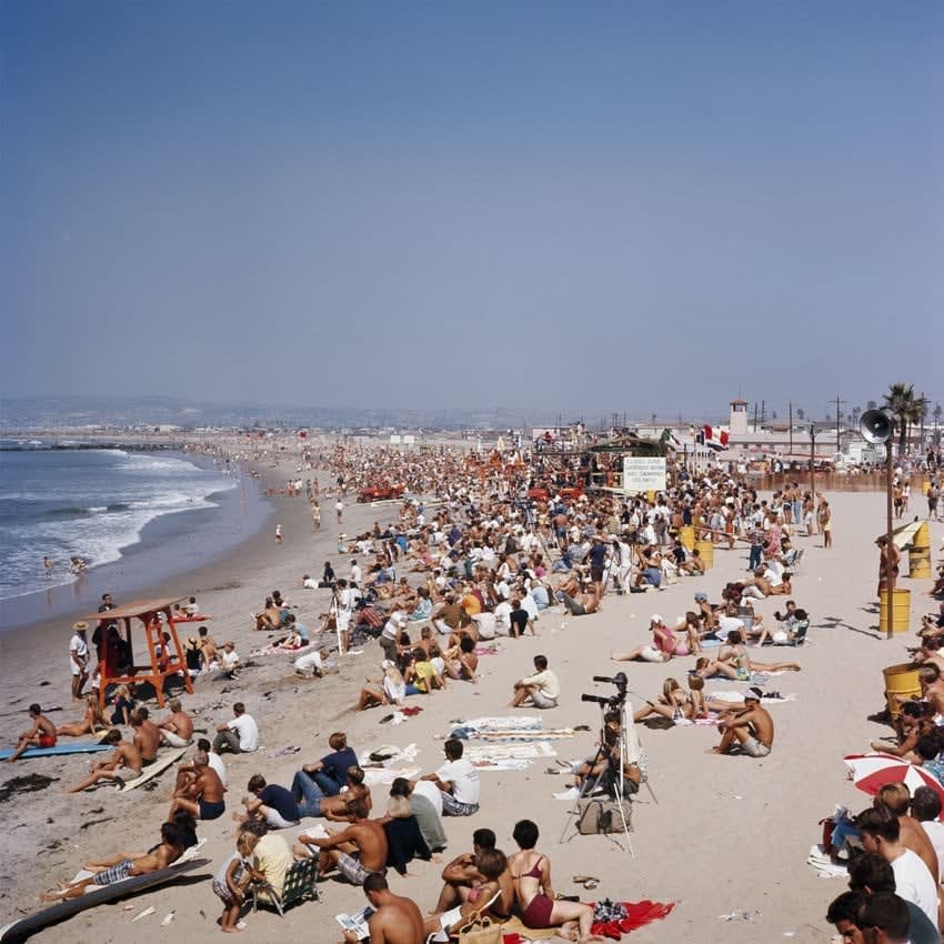 LeRoy Grannis, The World Surfing Contest, Ocean Beach, San Diego, 1966