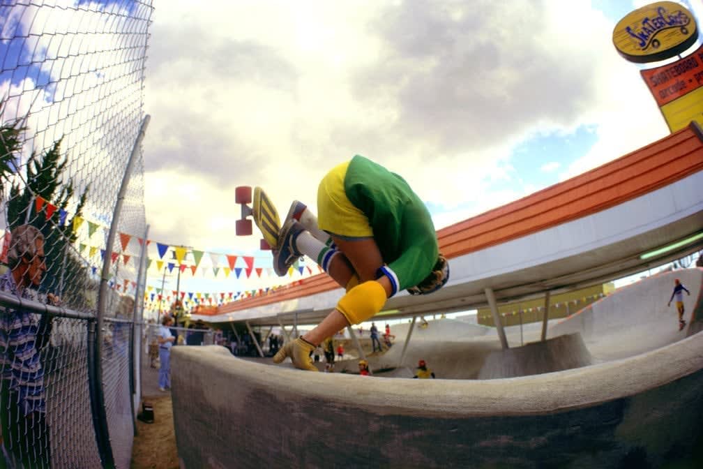 Hugh Holland, Skatepark Air, Jay Adams, Reseda (No. 72), 1977