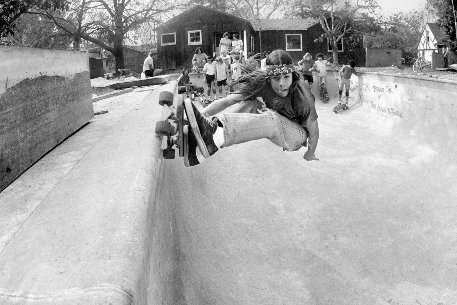 Hugh Holland, Backyard Pool Coping, San Fernando Valley, 1977