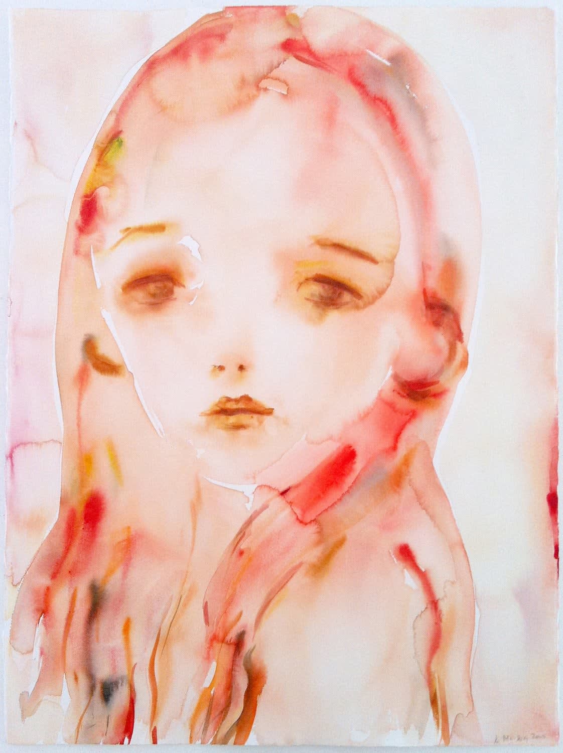 Kim McCarty, Untitled (Red Girl), 2005