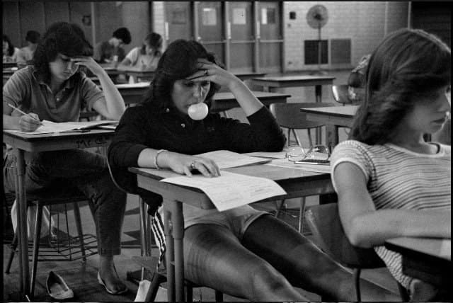 Joseph Szabo, Bubble Gum Girl, 1975