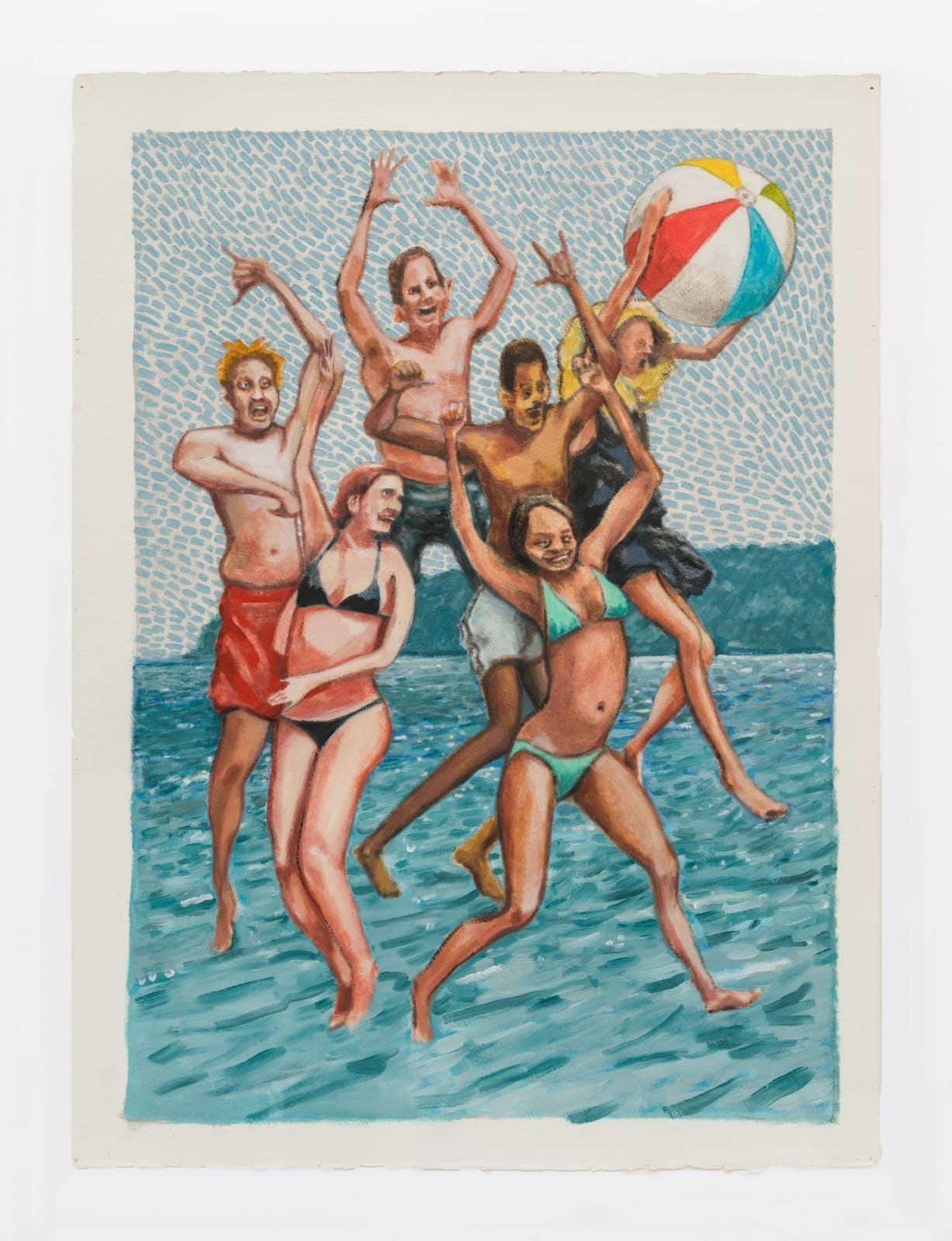 Rob Thom, Jumpy Beach w/Ball, 2019