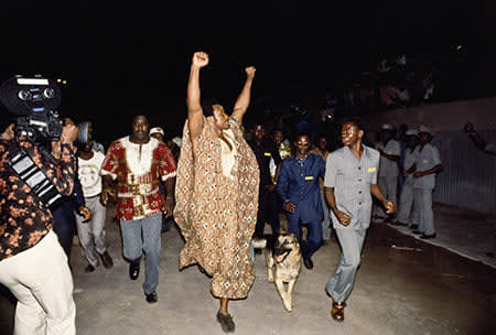 Howard L. Bingham, Foreman, On the Way to the Fight, Zaire #C32, 1974