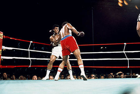 Howard L. Bingham, Ali and Foreman, Zaire #C41, 1974