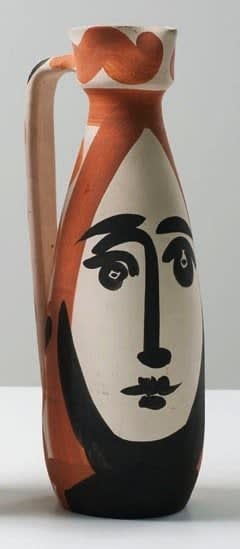 Pablo Picasso, Visage (AR.288), 1955