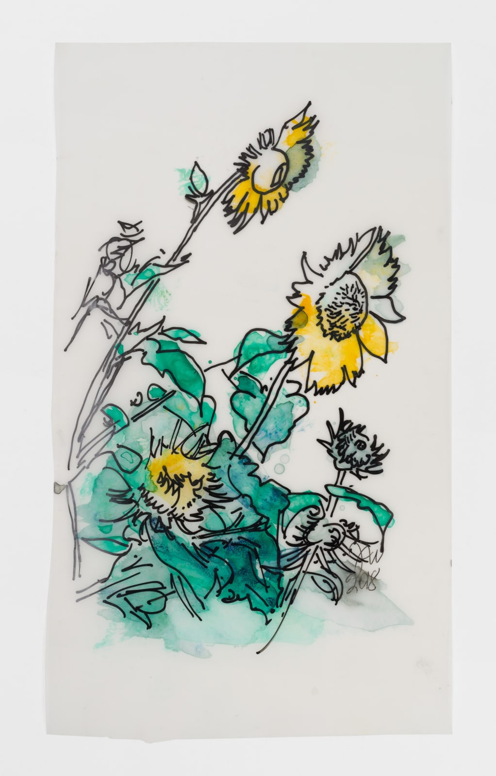Jimmy Wright, Sunflower No. 4, 2018