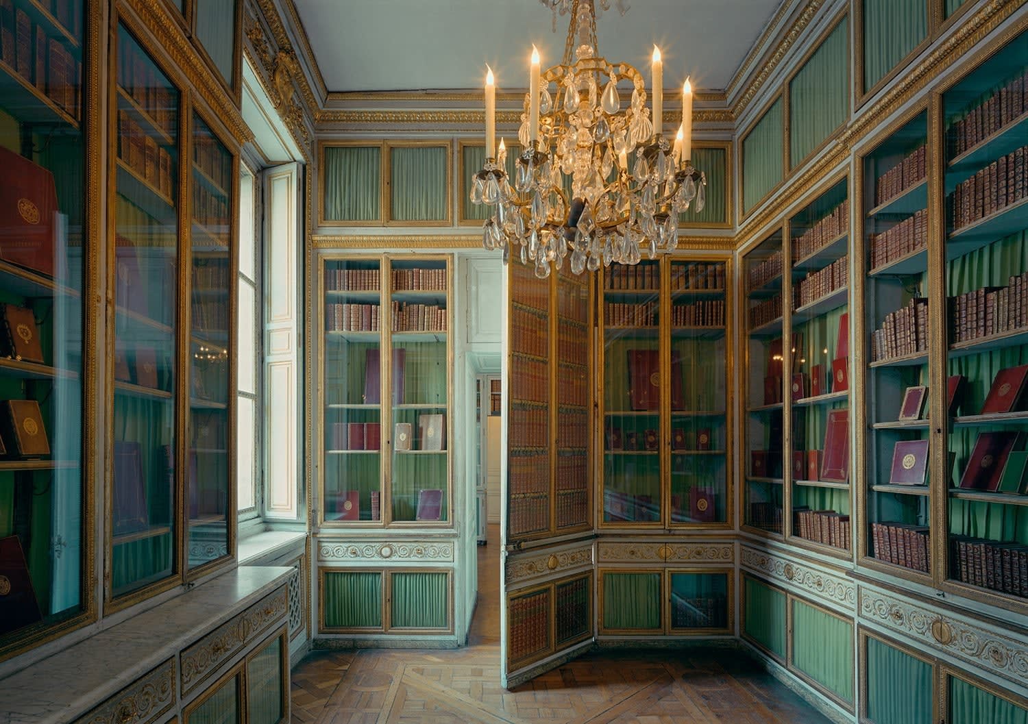 Robert Polidori, Bibliotheque de la Reine, CCE.02.026, Corps Central - 1er étage, Versailles, 2005