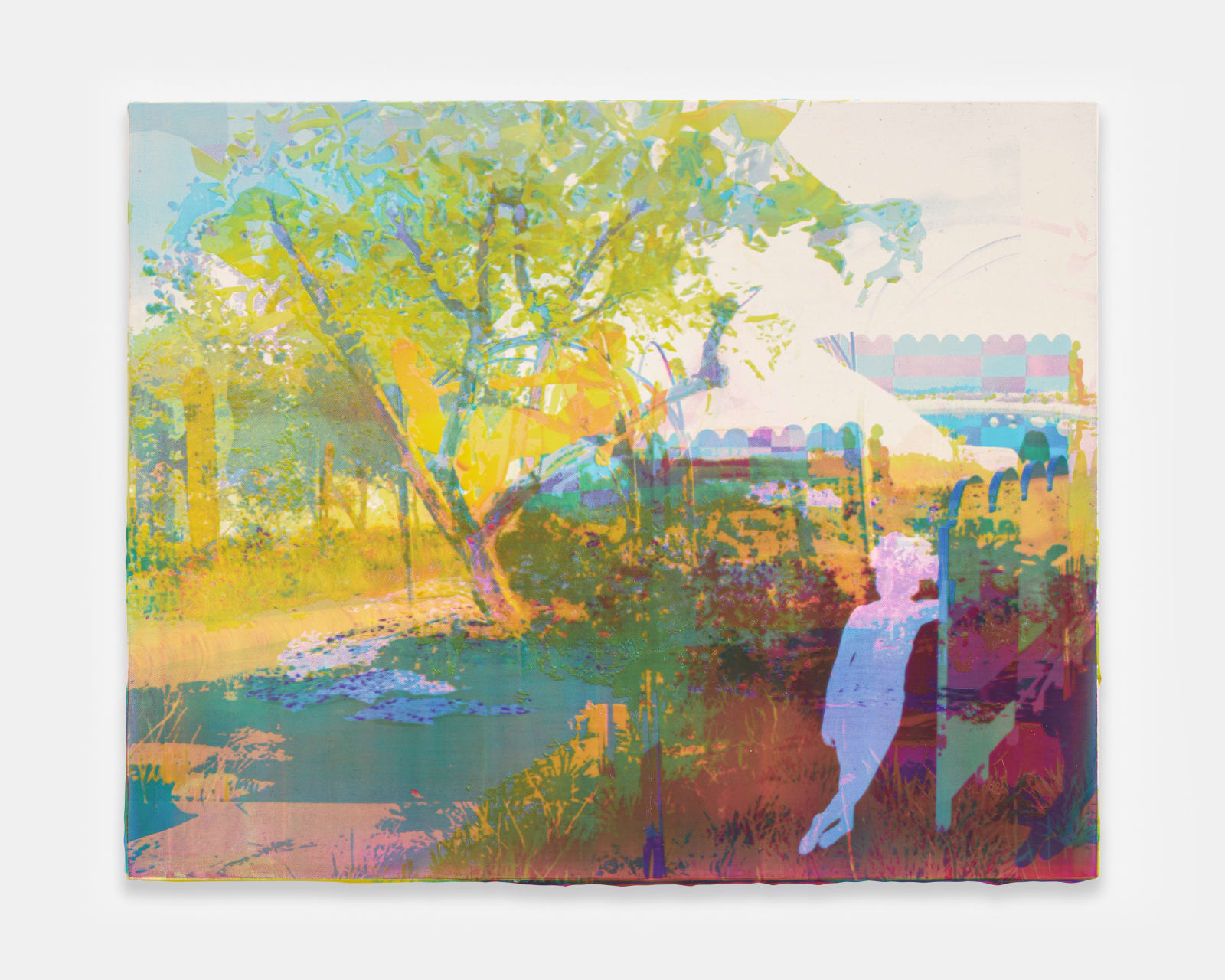 Zoe Walsh, Study A for Where we learn the air, 2023