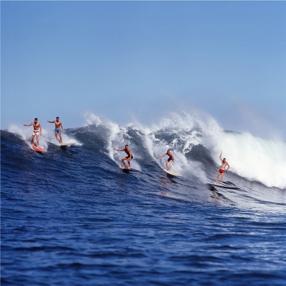LeRoy Grannis, Waimea Bay (No. 75), 1972