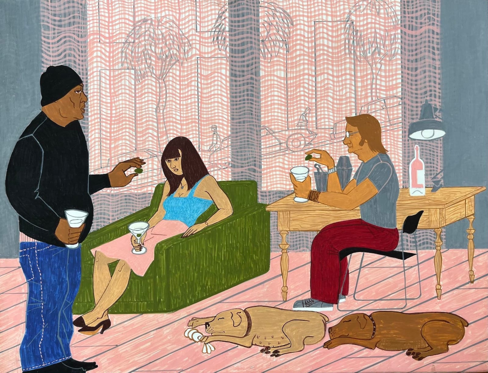 Yves Tessier, L'Heure du Cocktail / The Cocktail Hour, 2009