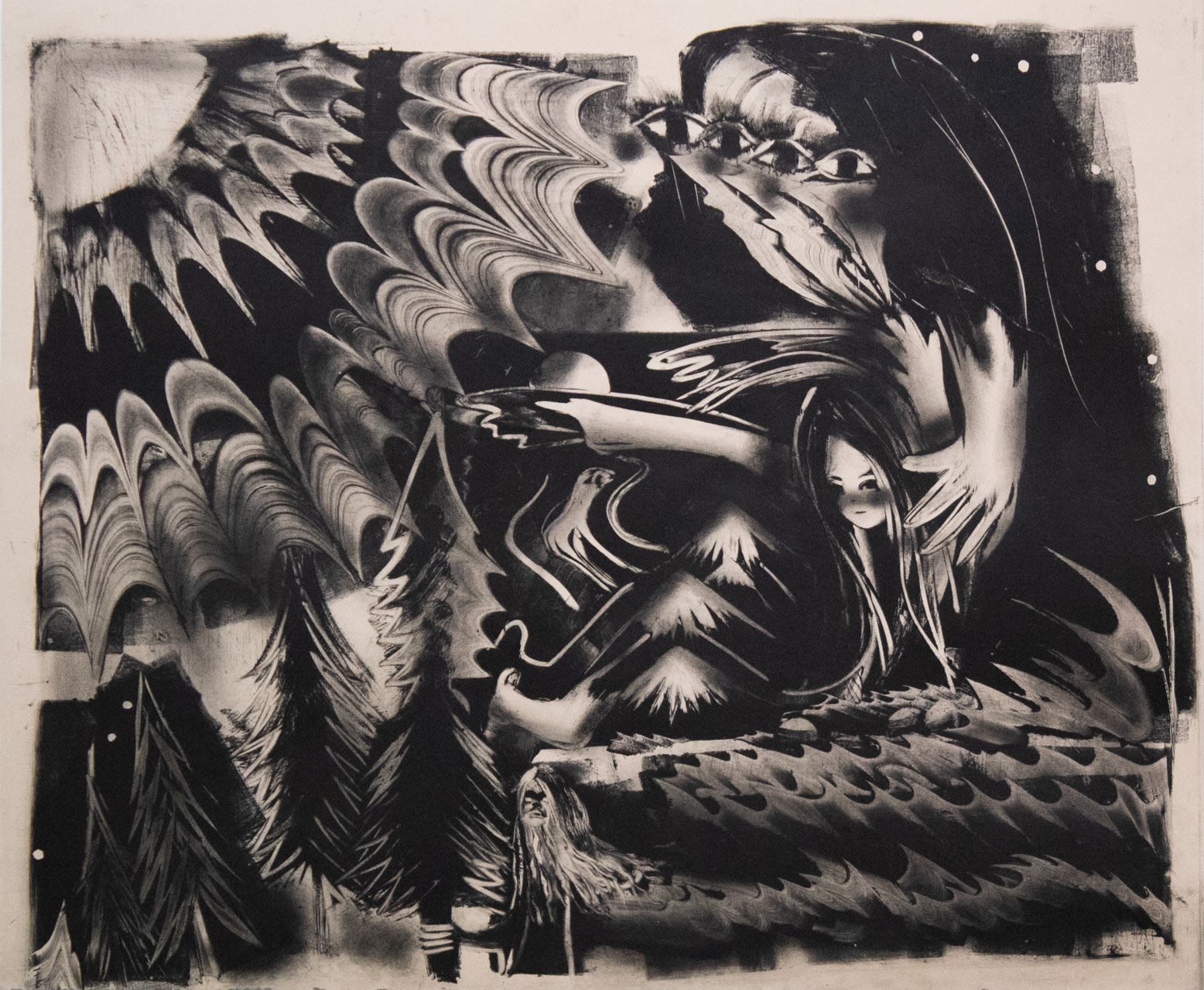 Bea Parsons, Four Eyes Distance Between the Trees, 2020