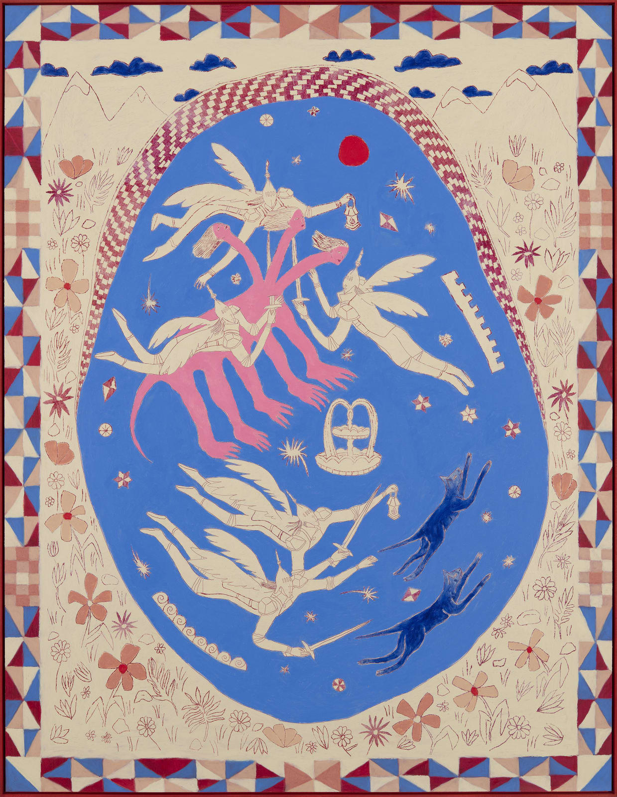 Rebecca Munce, Red Moon, 2022