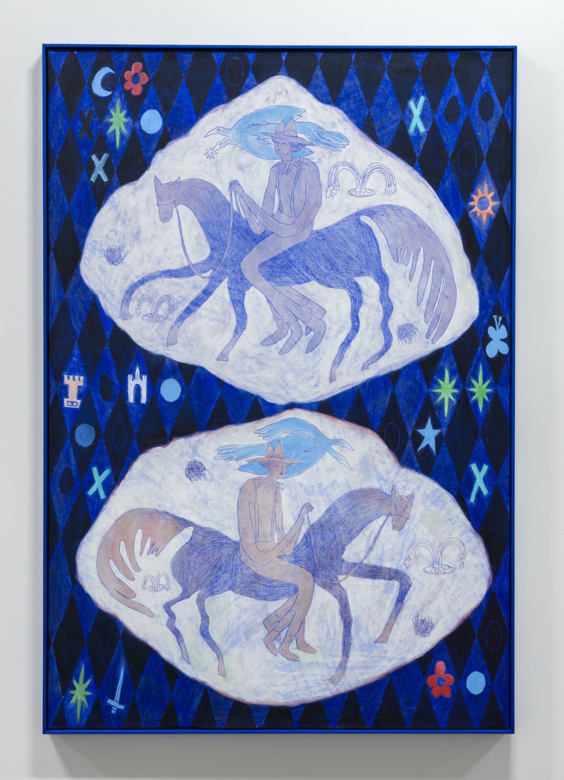 Rebecca Munce, Lost Bubbles (Blue), 2020