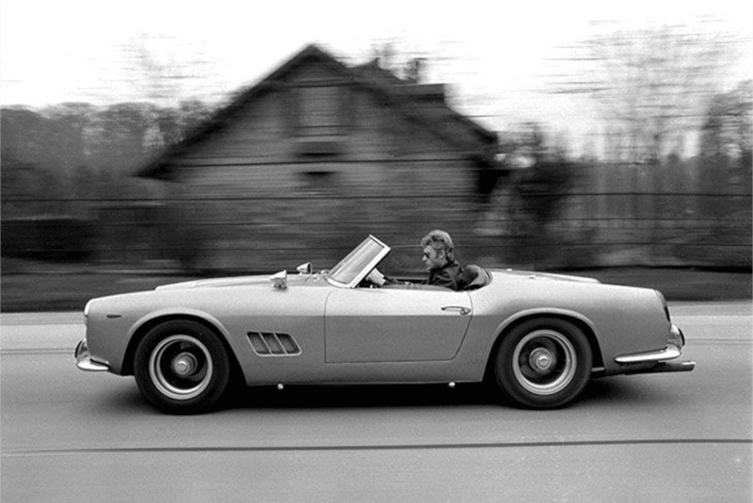 Jean-Marie Périer, johnny hallyday Ferrari , 1964