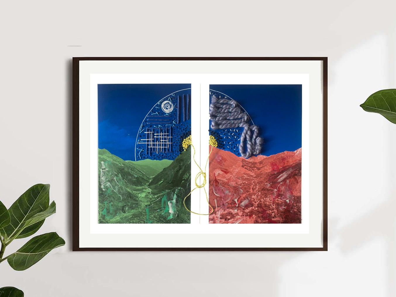 Malika Sqalli, The Alps and the Atlas: a self portrait, 2023