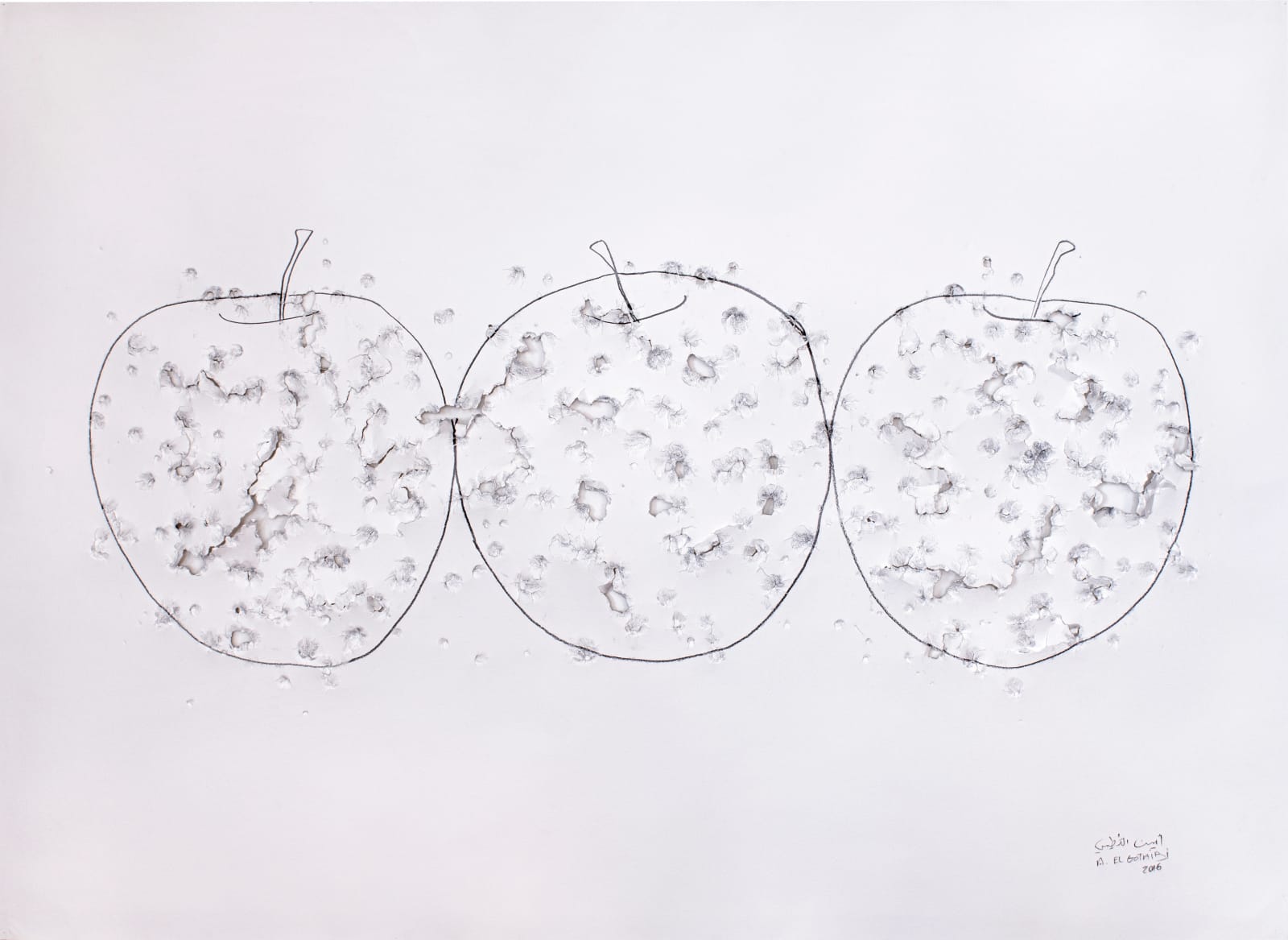 Amine El Gotaibi, 3 Vides (3 Blanks ), 2016