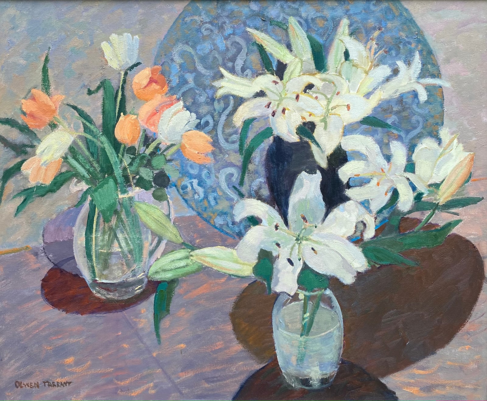 Olwen Tarrant PROI, Still Life of Lilies