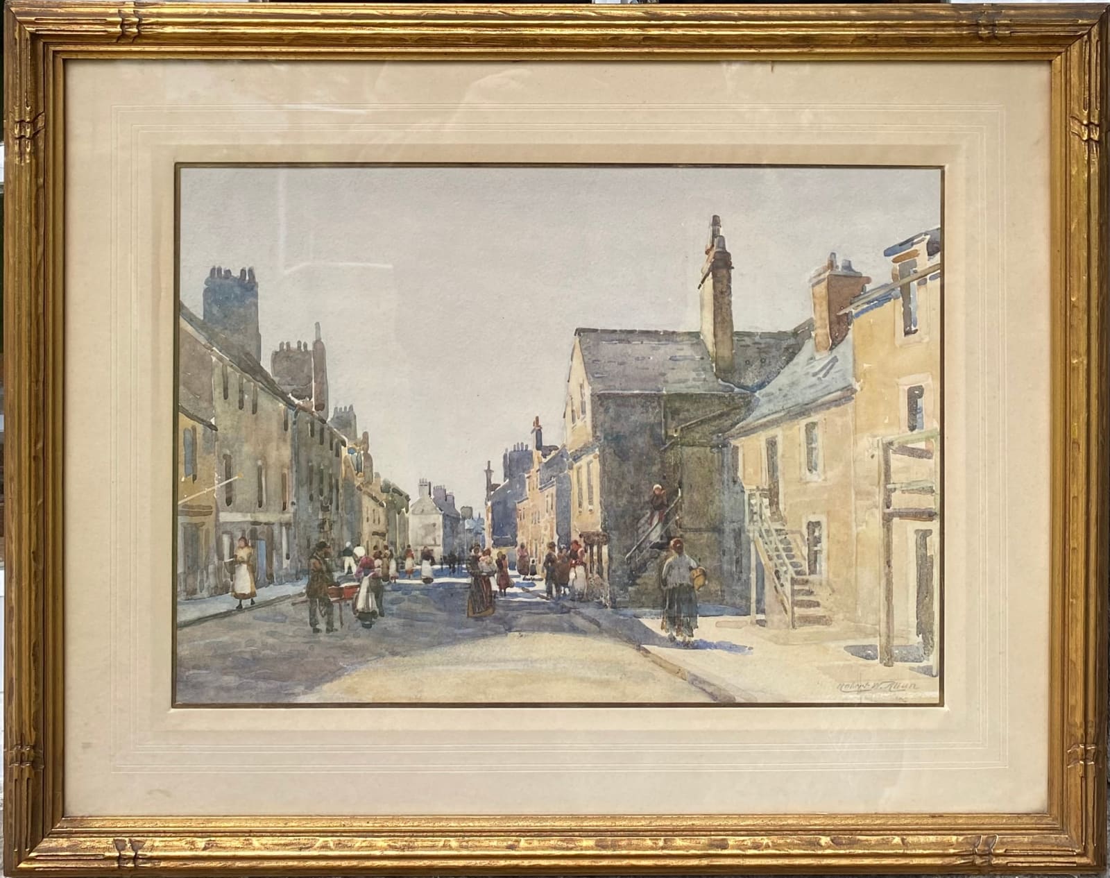 Robert Weir Allan RSA RWS RSW, A Fife VIllage