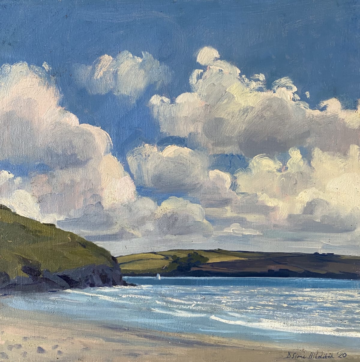 Daisy Sims Hilditch, Sparkling Light over Daymer Bay