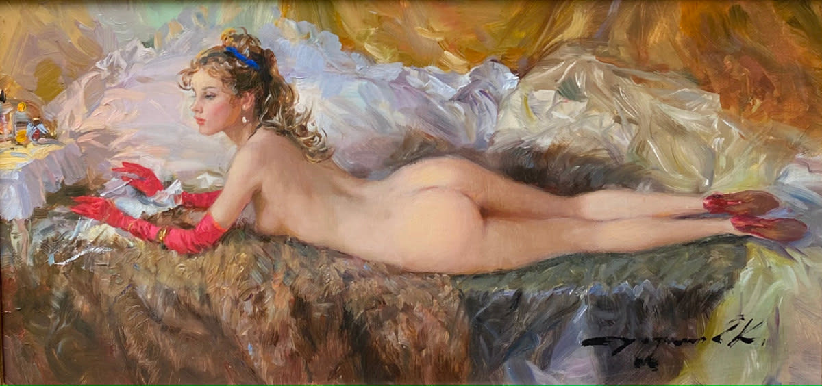 Konstantin Razúmov, In the Boudoir
