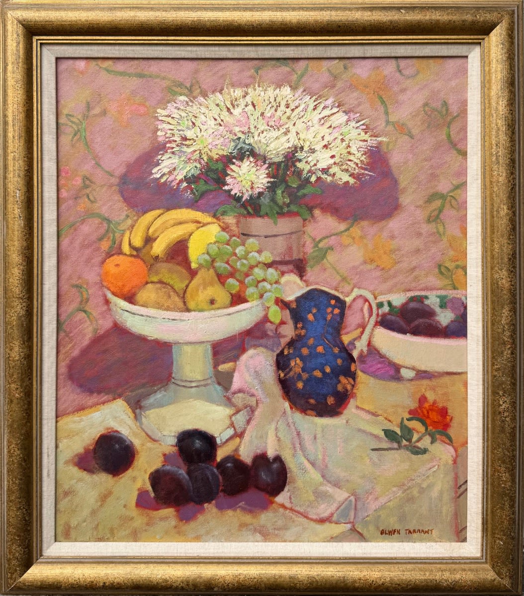 Olwen Tarrant PROI, Still Life with Chrysanthemums
