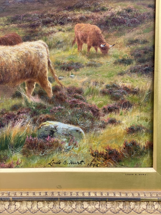 Louis Bosworth Hurt, Cattle by the Loch