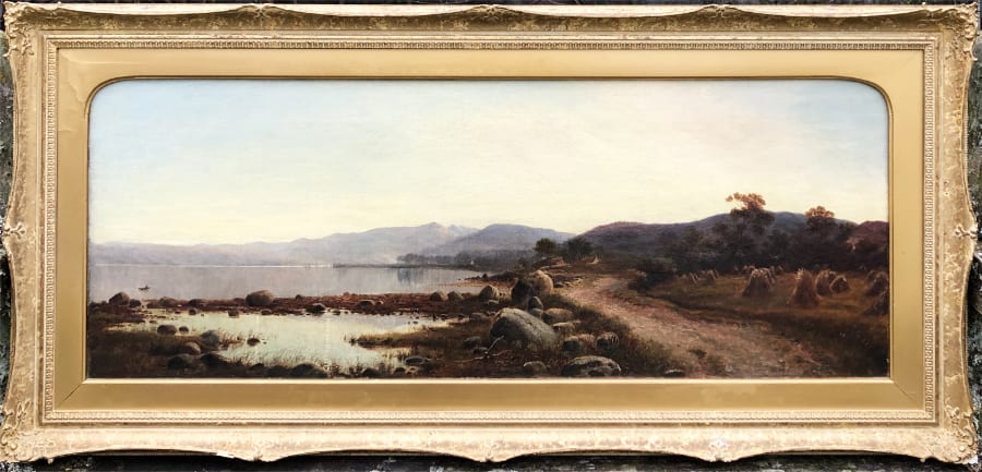Waller Hugh Paton RSA RSW, Loch Scene at Sunset