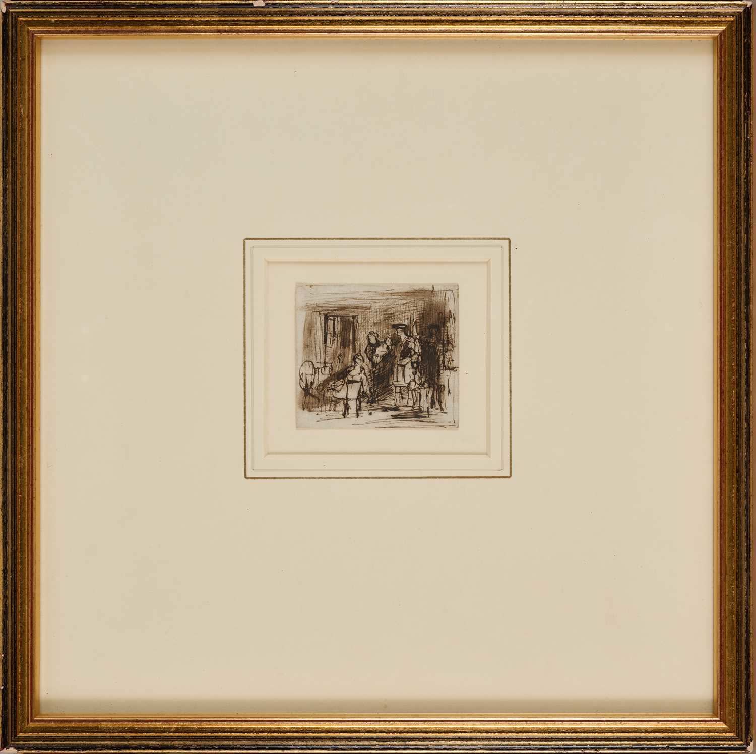 Sir David Wilkie RA, Figures in an Interior