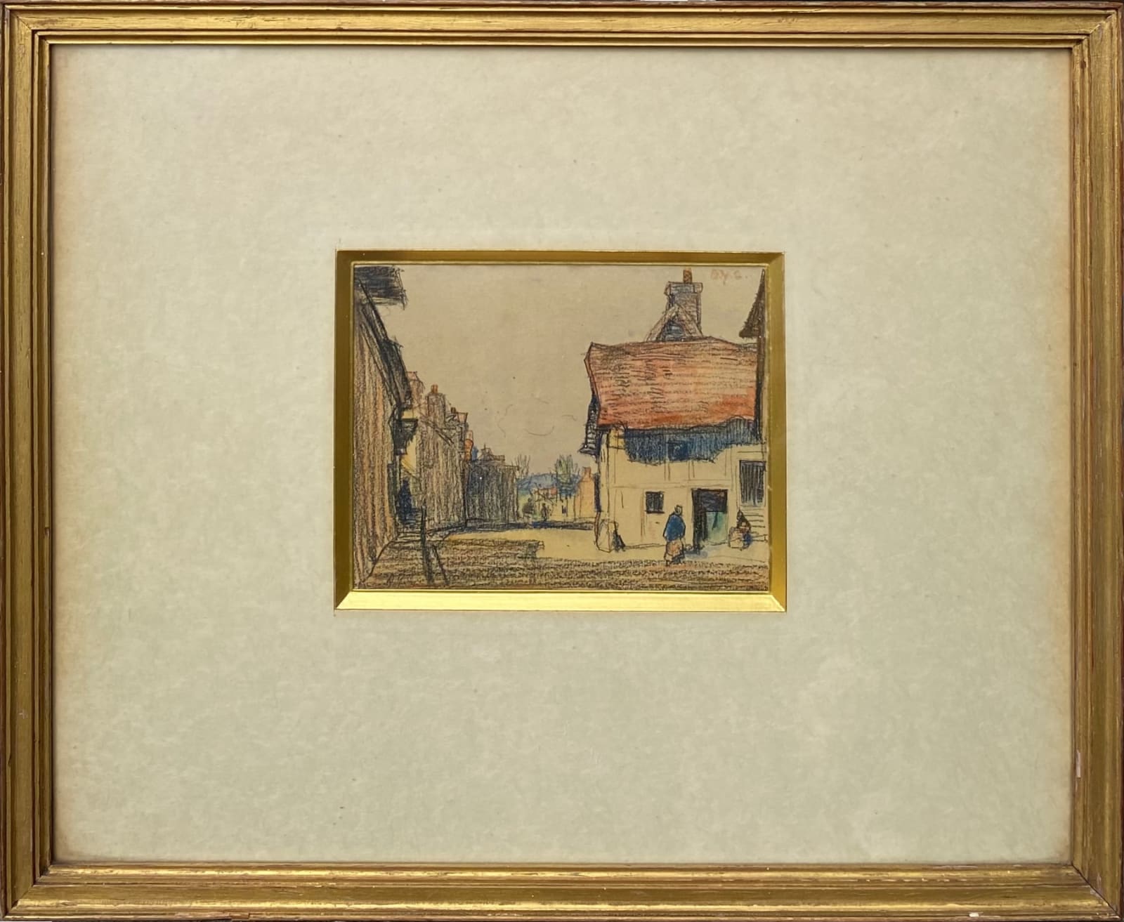 Sir David Young Cameron RA RSA, A Norman Village