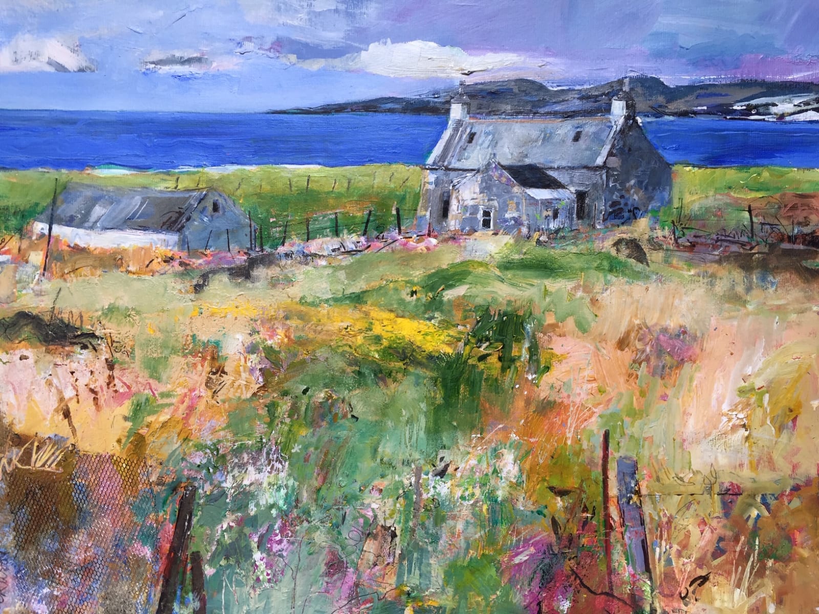 Carolyn Rockwood, Croft near the Sea, Barra