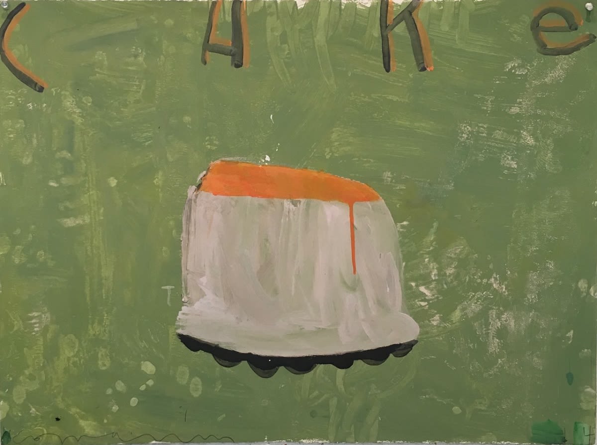 Gary Komarin, Cake Pink on Green