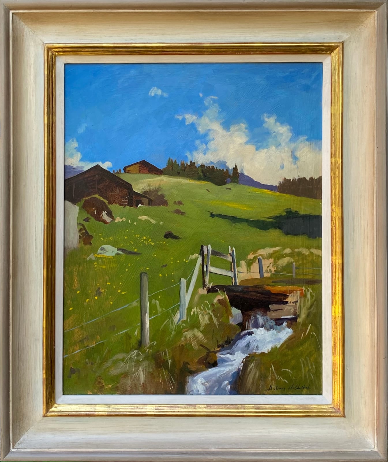 Daisy Sims Hilditch, Spring Arriving in Grindelwald, 2022