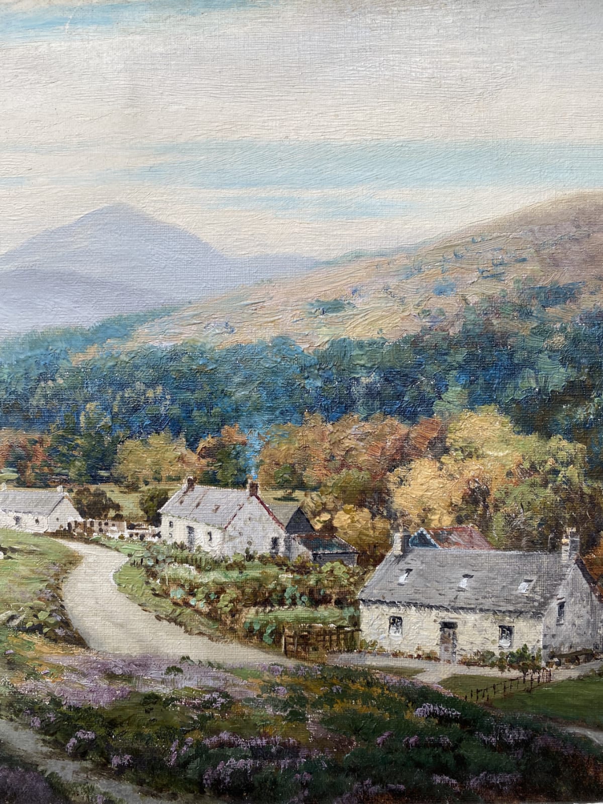 George Melvin Rennie, Inverey Village near Braemar, showing Ben MacDhui