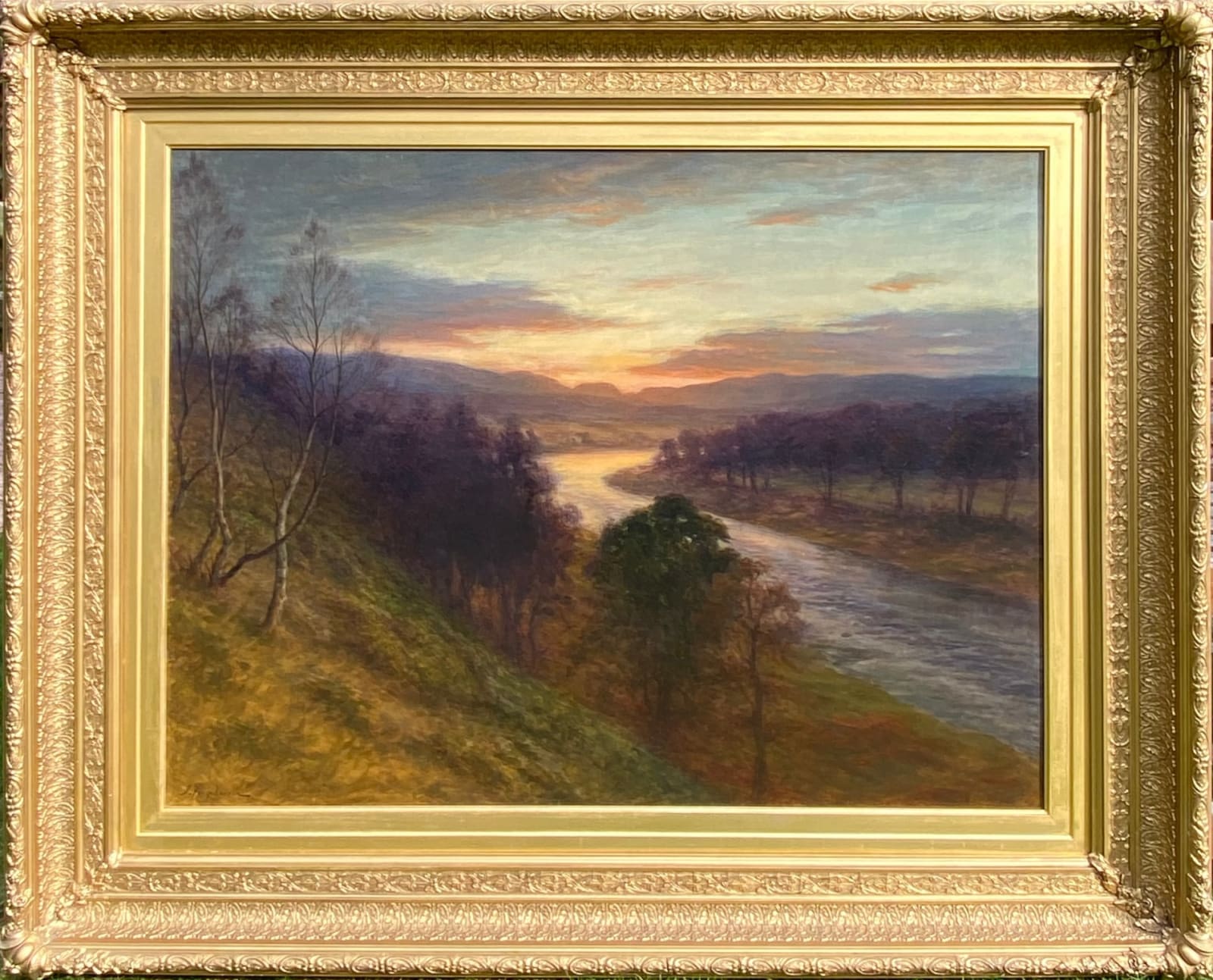 Joseph Farquharson RA, Upper Deeside, Craigendarroch in the distance