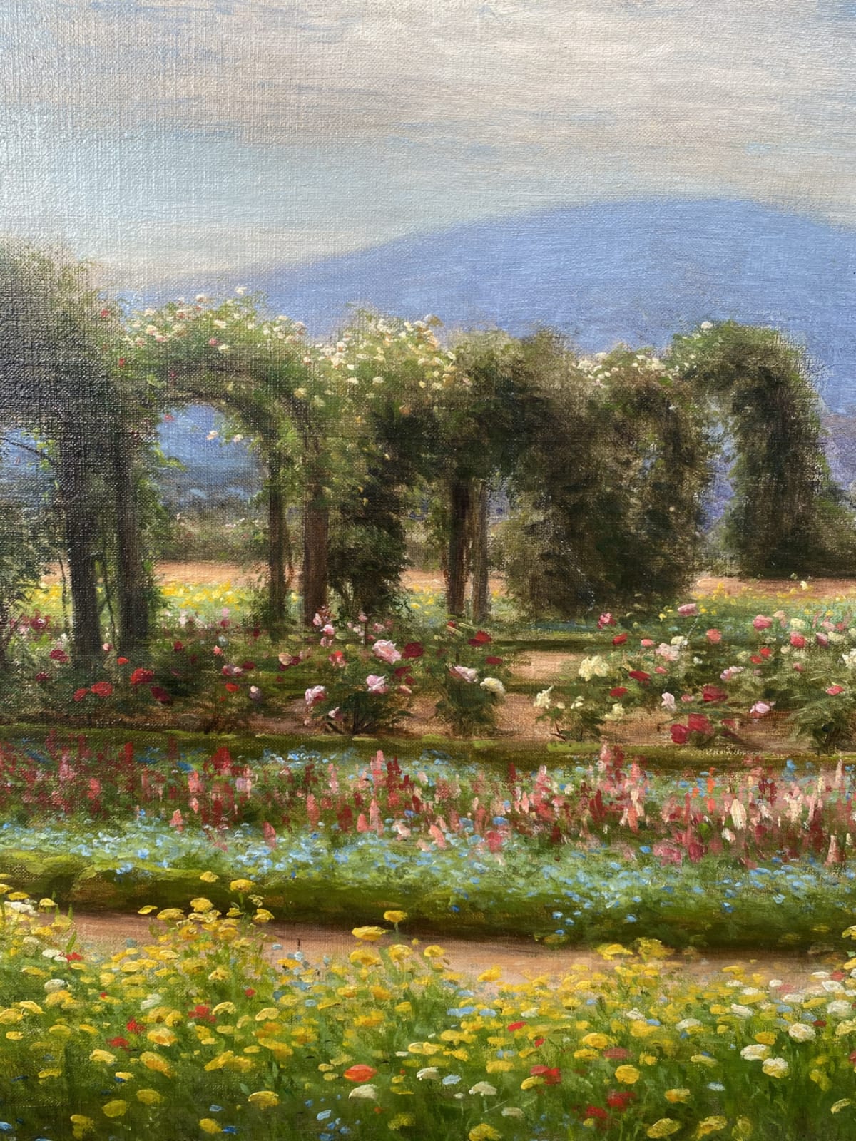 Joseph Farquharson RA, The Rose Garden, Finzean