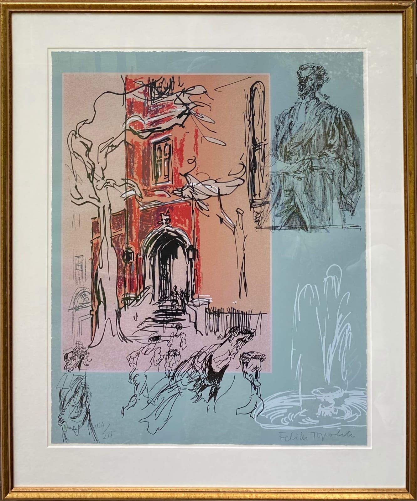 Feliks Topolski RA, Inns of Court