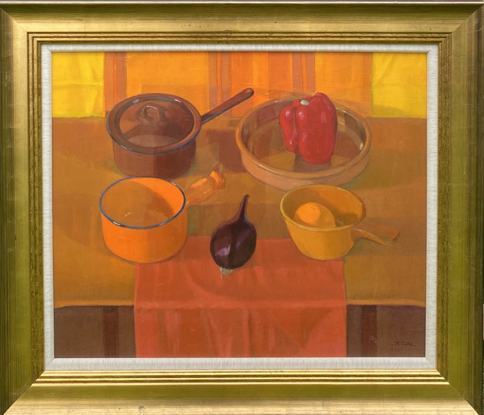 Neil R S Dockrill Clark, Study in Orange