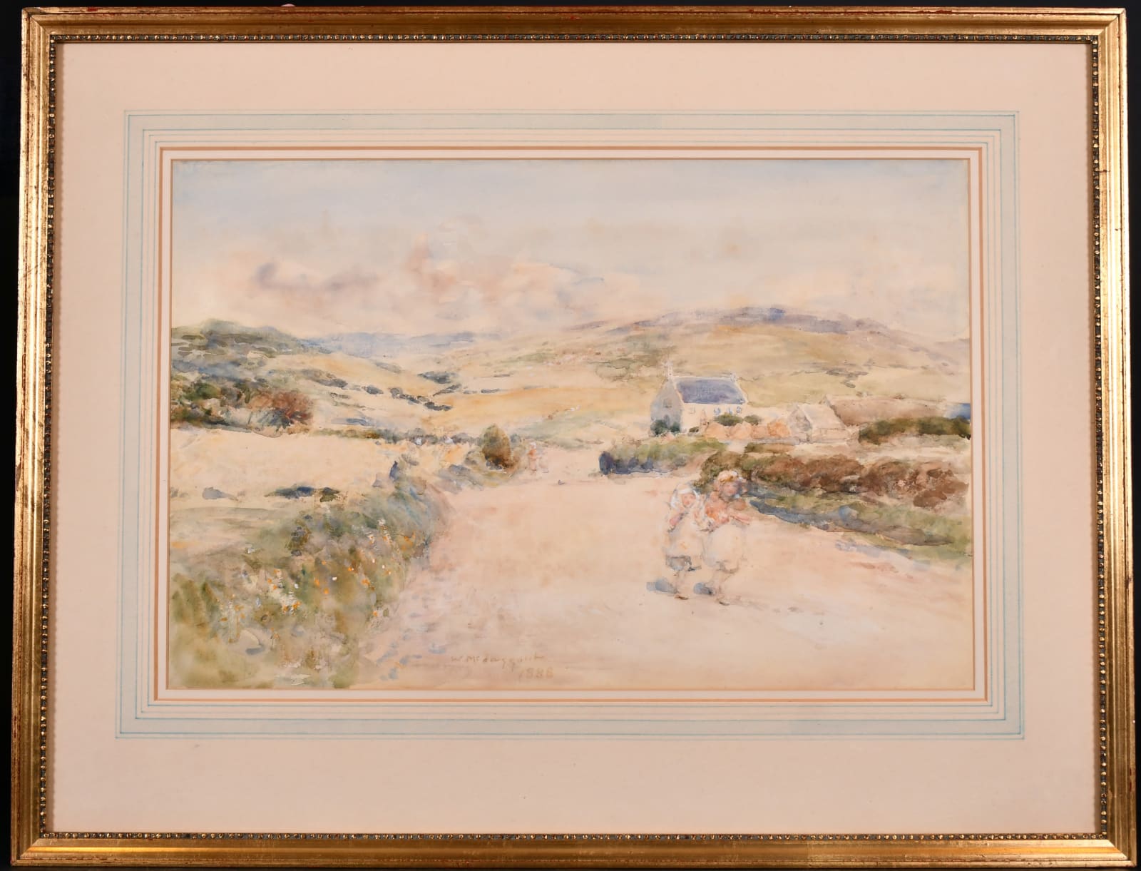 William McTaggart RSA RSW, The Village Church