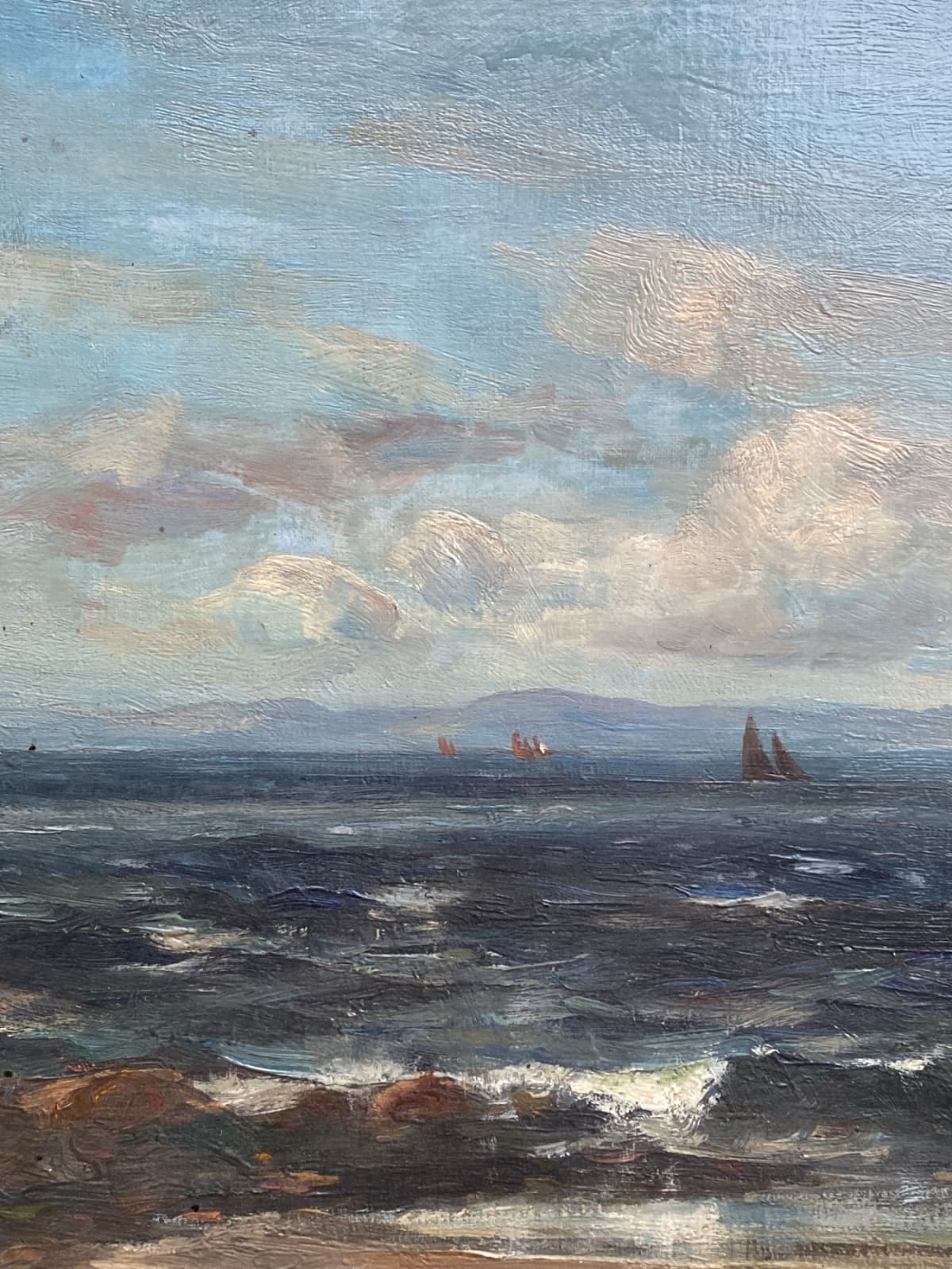 David West RSW, West Beach Lossiemouth