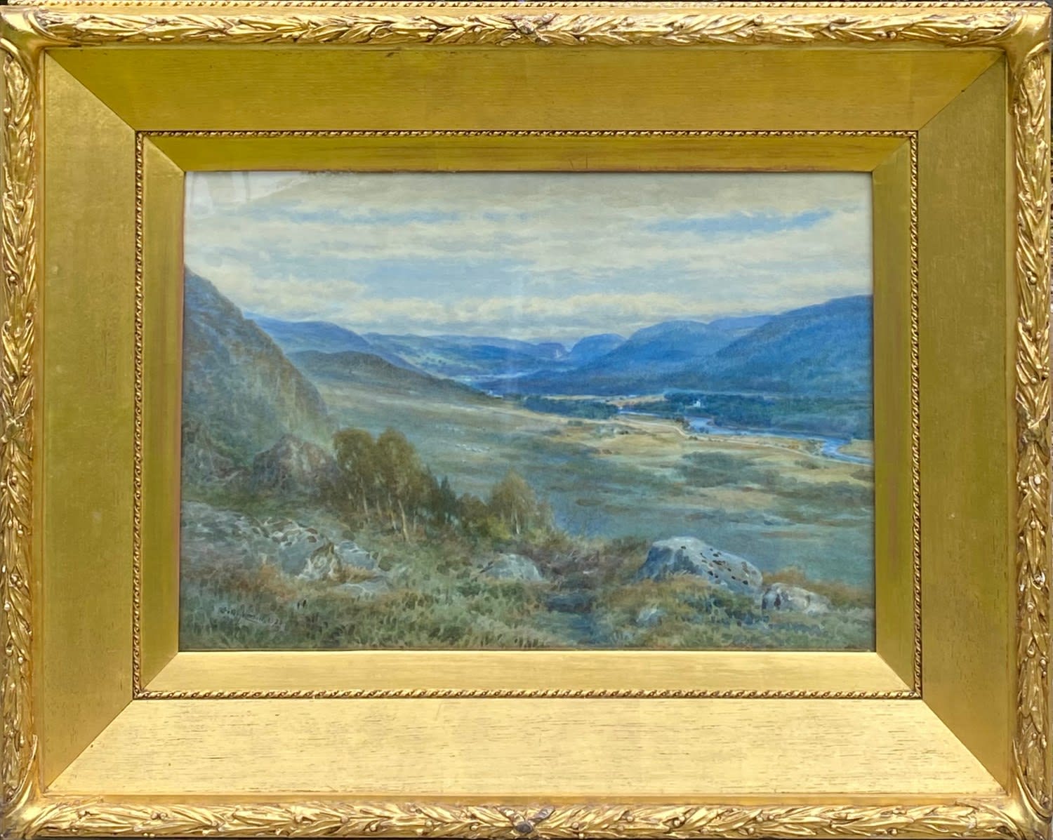 John Mitchell, Abergeldie Castle from Craig Ughie, 1921