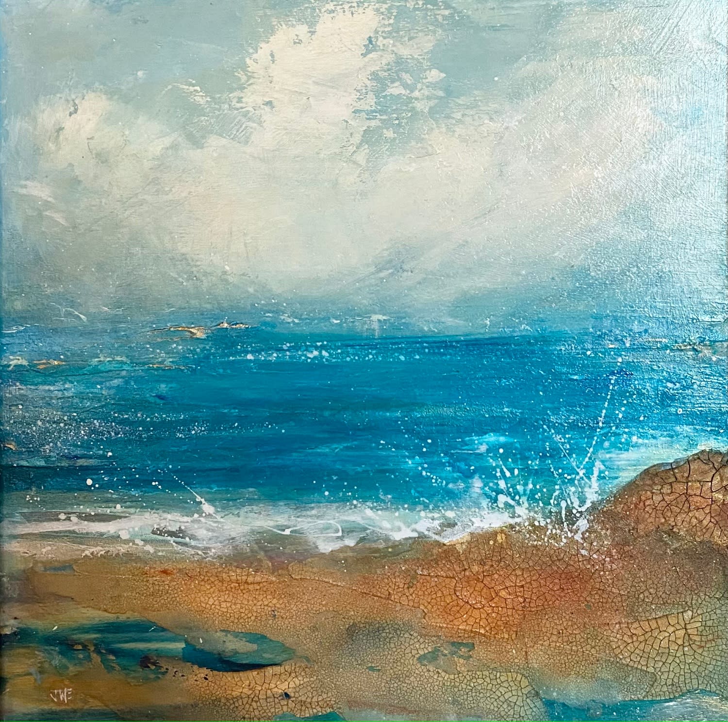 Jude Edgar, Hopeman Rocks, Blue and Gold