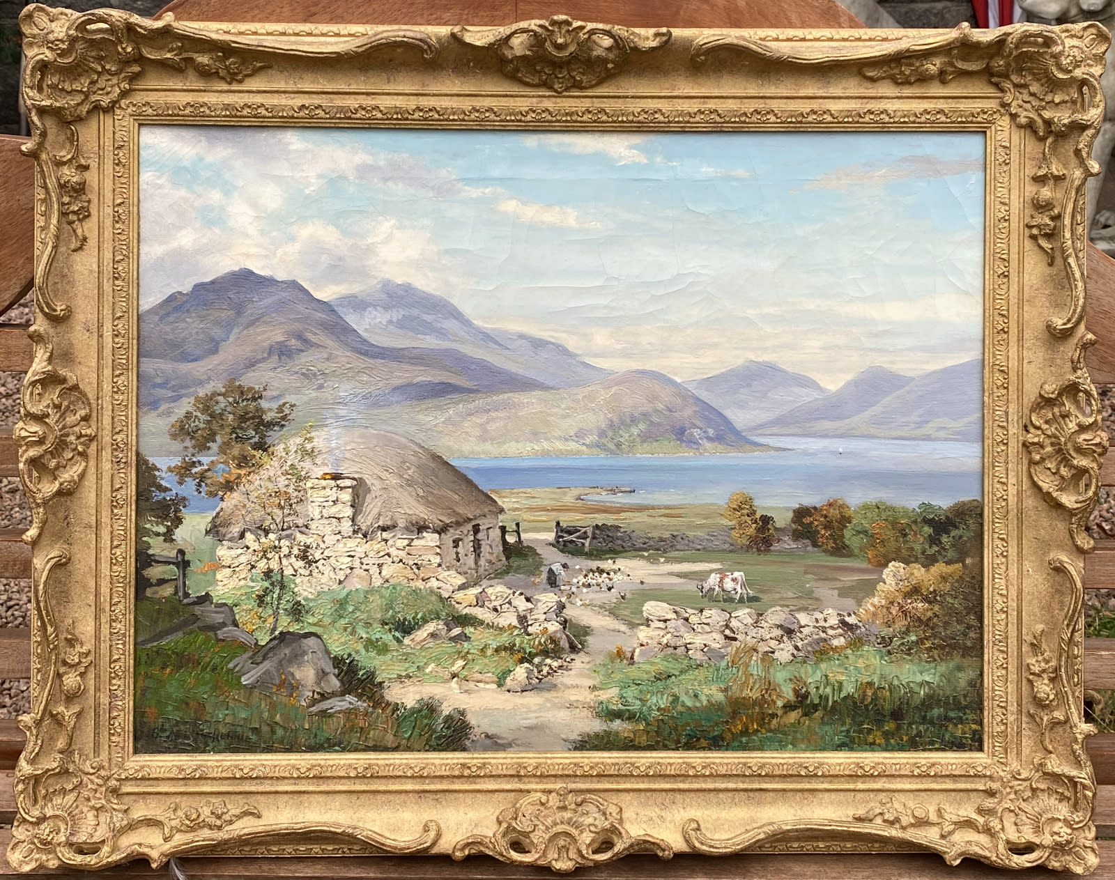 George Melvin Rennie, Crofter's House at Loch Sligachan, Skye