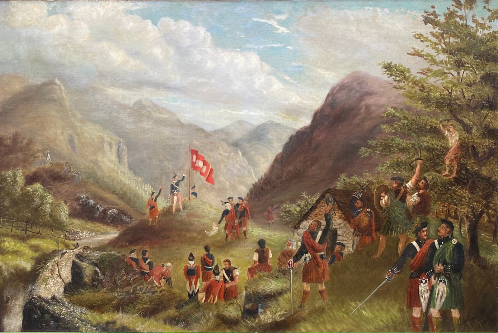 Scottish School, Raising the Standard