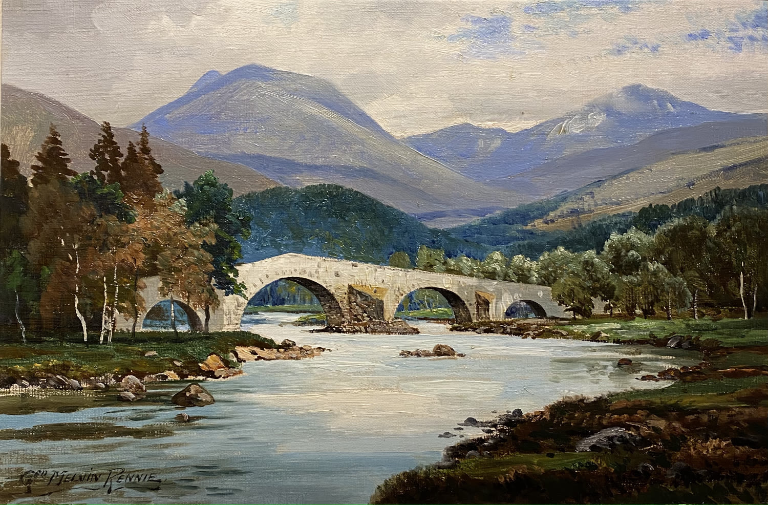 George Melvin Rennie, The Old Brig o' Dee at Invercauld