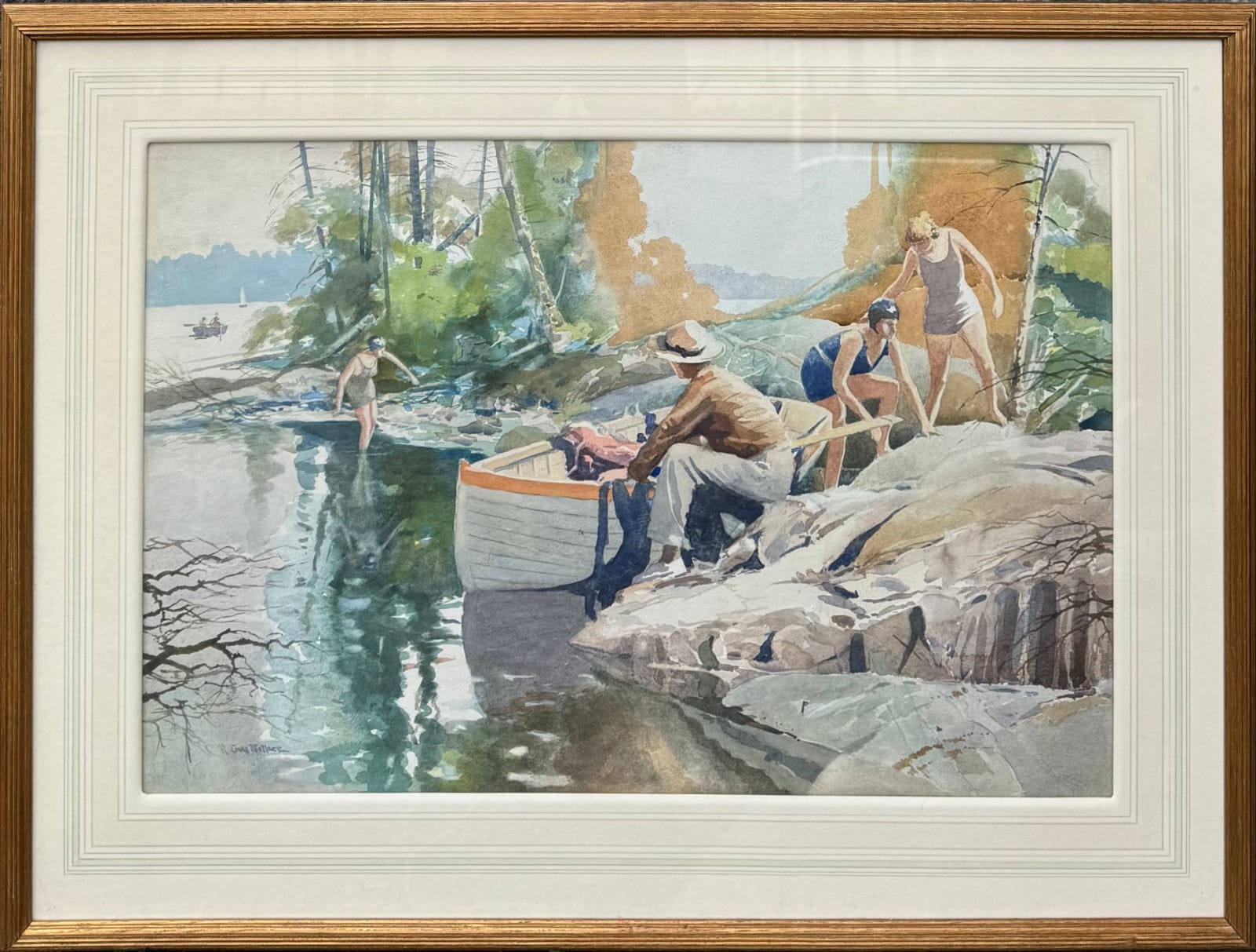 Robert Craig-Wallace, The First Dip - Kyles of Bute