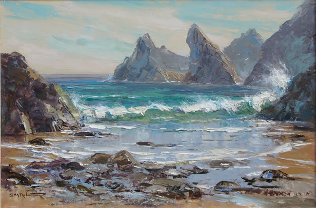 Sheila MacLeod Robertson RSMA SWA, Kynance Cove, Cornwall
