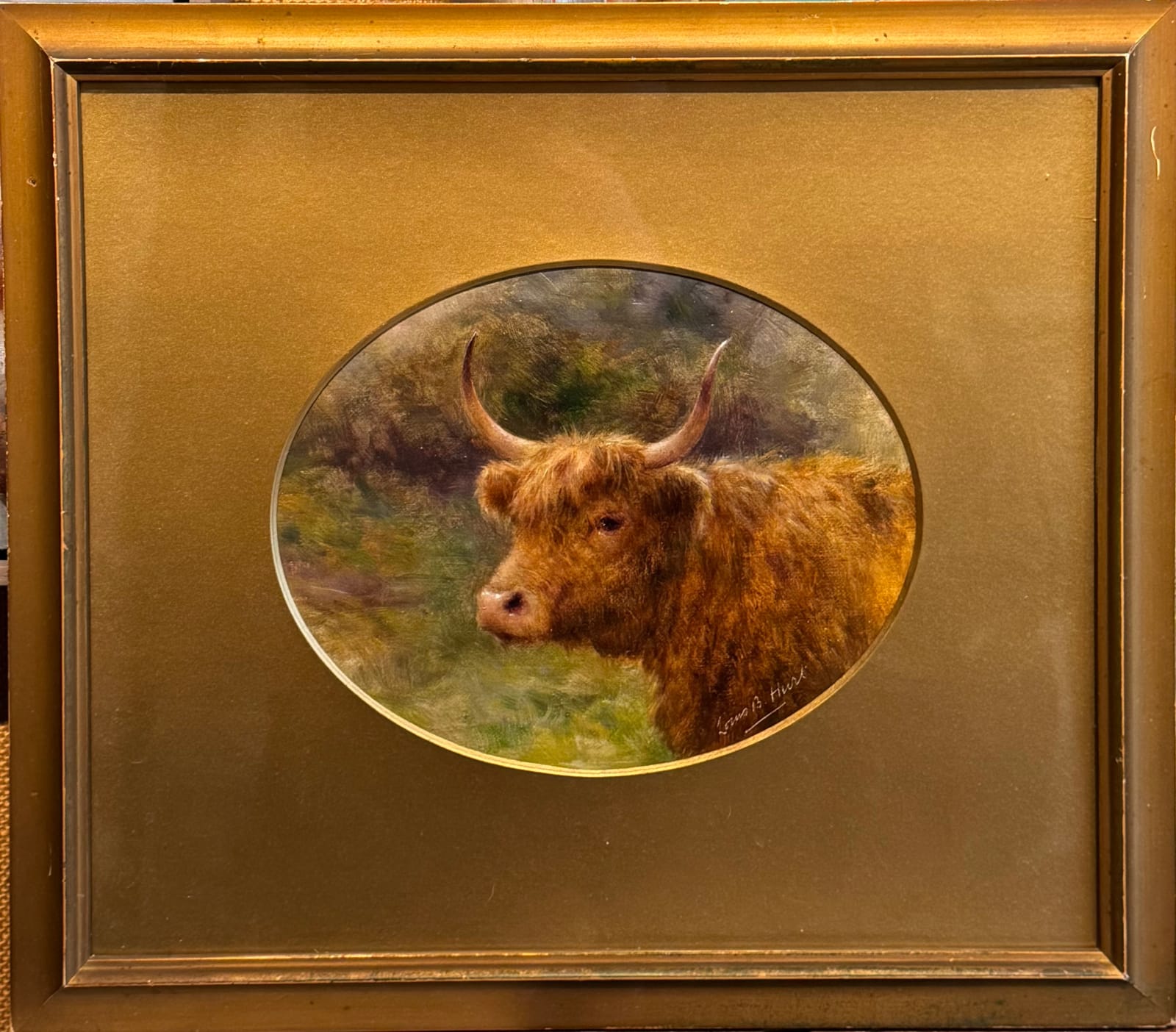 Louis Bosworth Hurt, Head of a Highland Cow