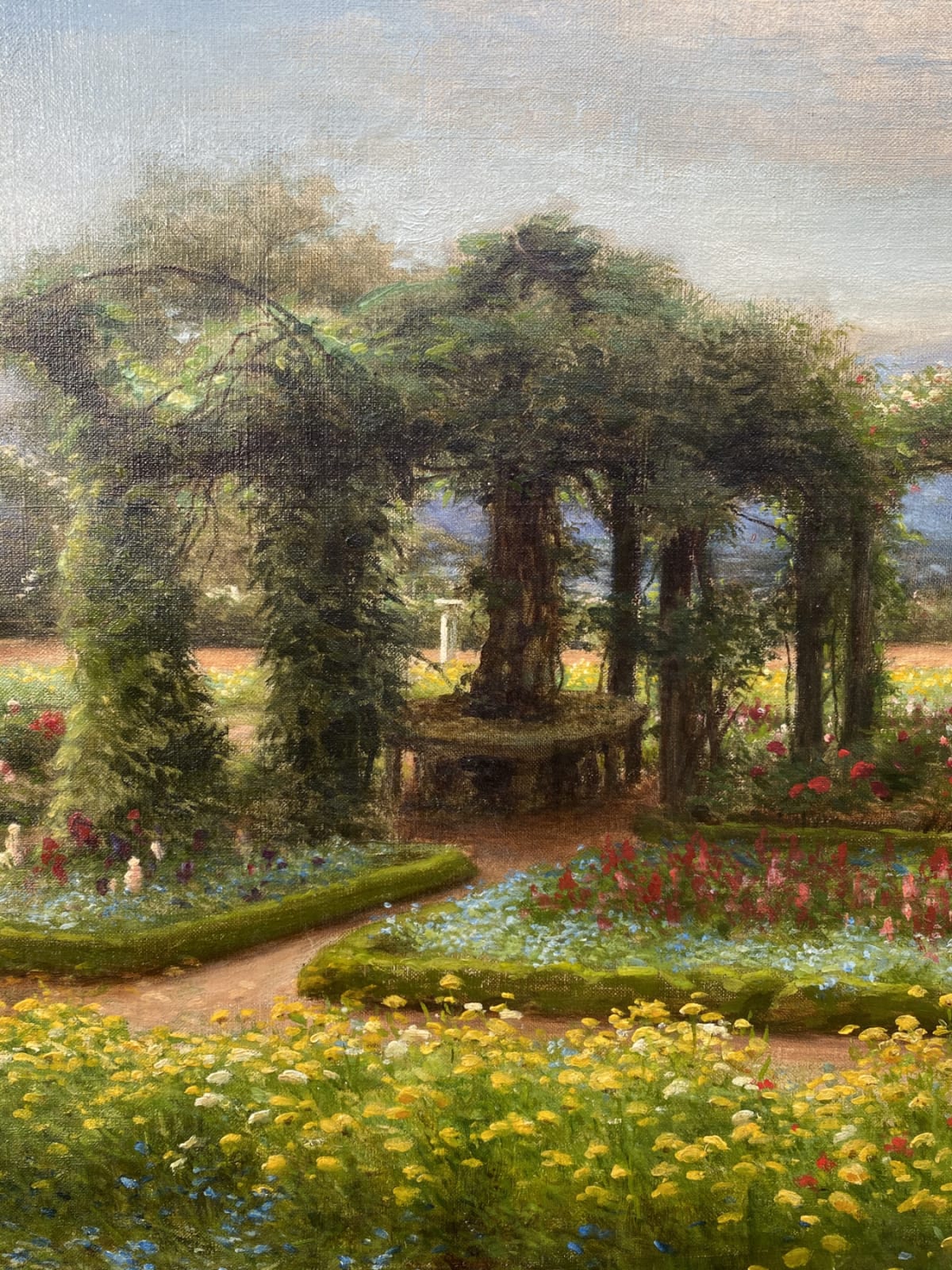Joseph Farquharson RA, The Rose Garden, Finzean