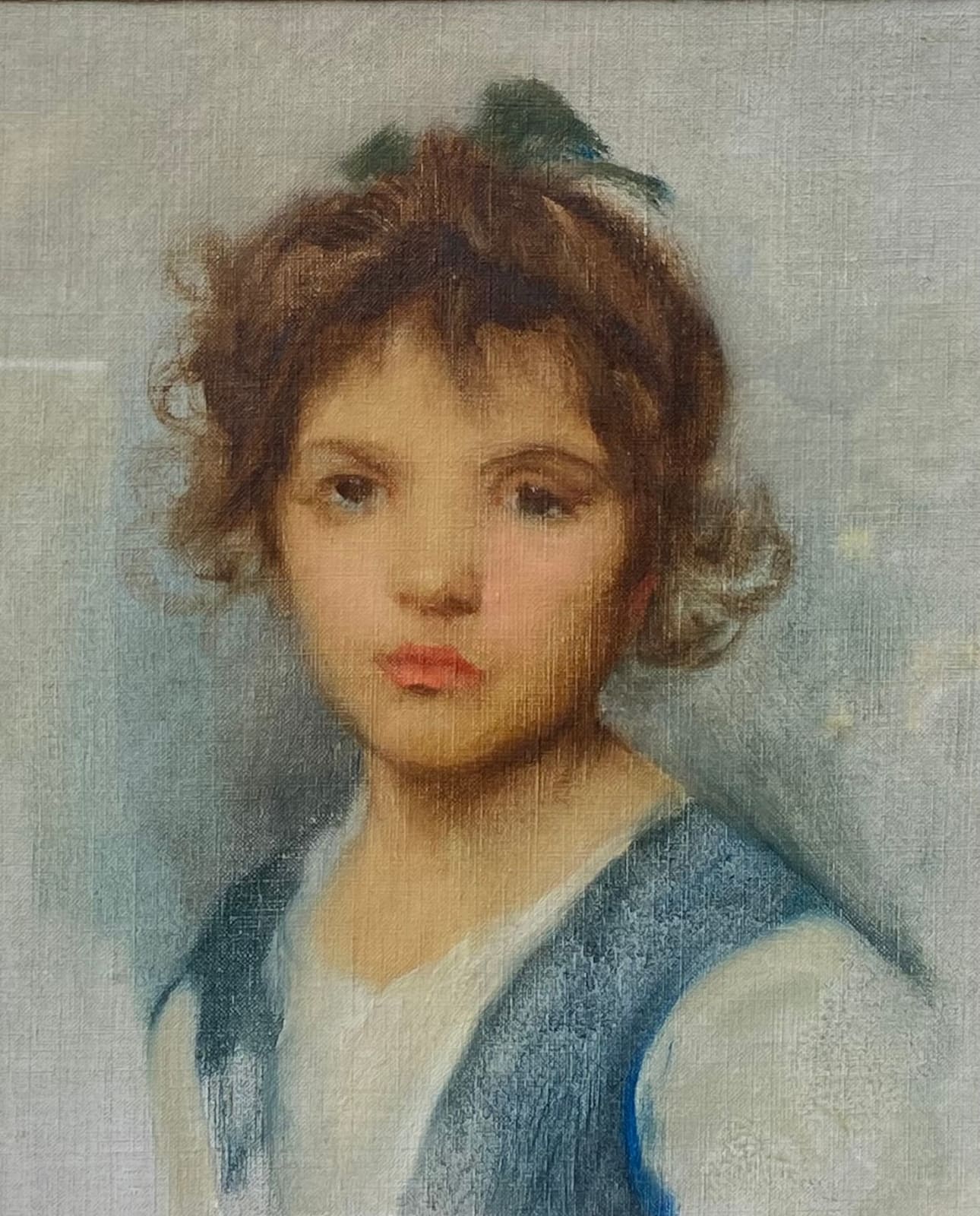 Sir Luke Fildes RA KB KCVO, Portrait of A Young Girl